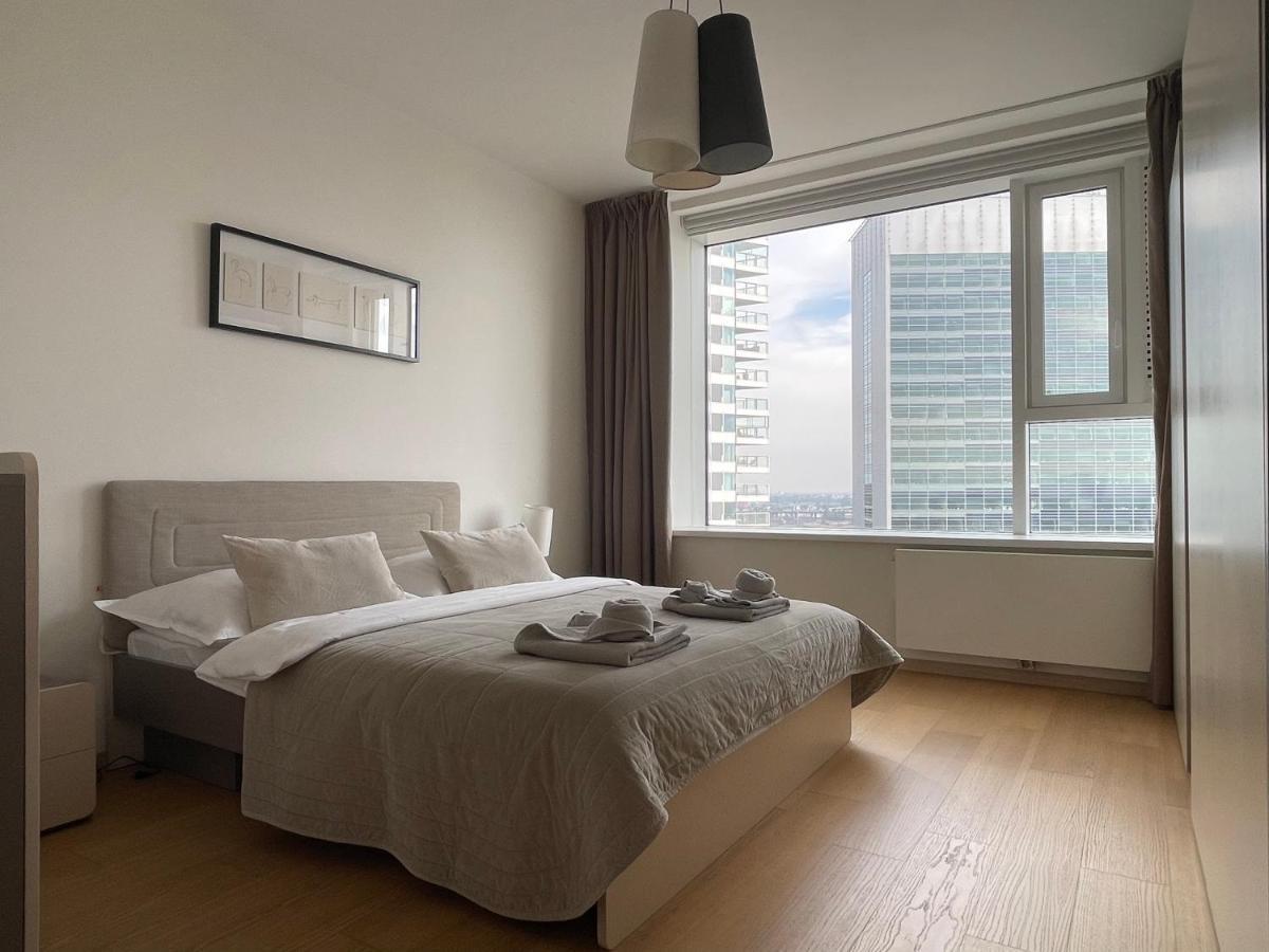 Sag Panorama Apartment 3 Rooms 19Th Floor Great View Free Parking Bratislava Exteriör bild